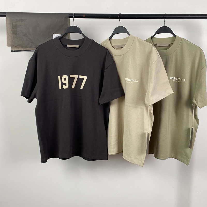 SS22 Essentials S-Shirt (White Velvety Print)