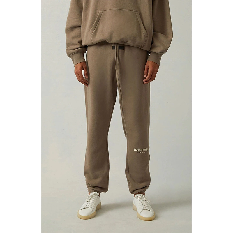 SS22 Essentials Sweatpants (White Velvety Print)