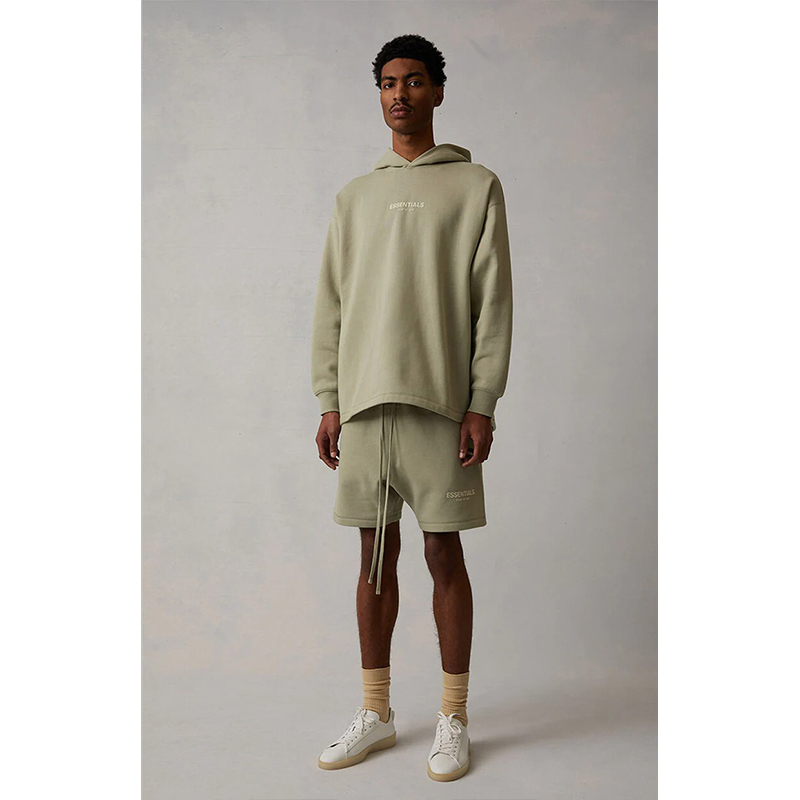 SS22 Essentials Shorts (White Velvety Print)