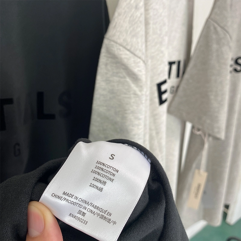 SS22 Essentials S-Shirt (Black Velvety Print)