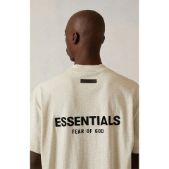 SS22 Essentials S-Shirt (Black Velvety Print)