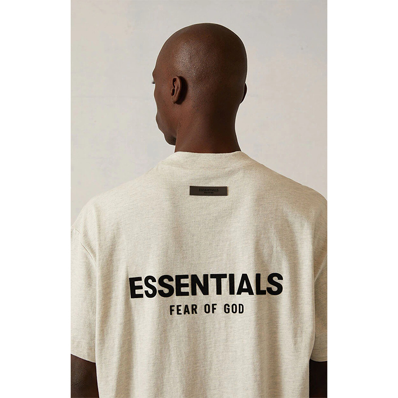 SS22 Essentials S-Shirt (Black Velvety Print)