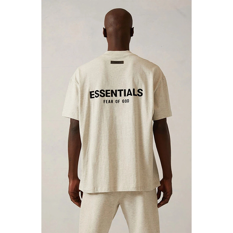 SS22 Essentials S-Shirt (Black Velvety Print)