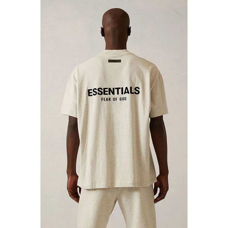 SS22 Essentials S-Shirt (Black Velvety Print)