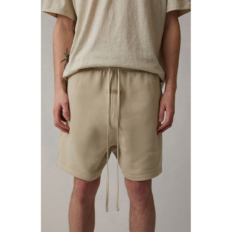 SS22 Essentials Shorts (White Velvety Print)