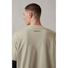 SS22 Essentials S-Shirt (White Velvety Print)