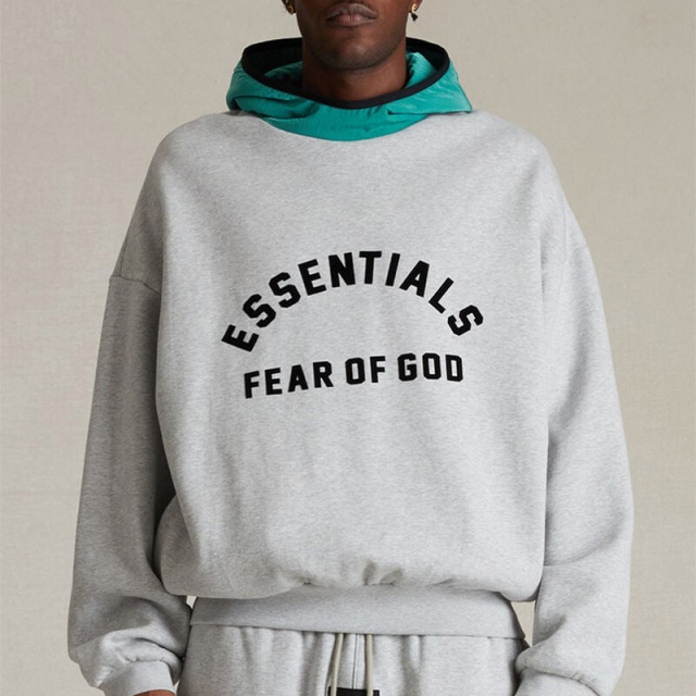 SS24 Essentials Nylon Fleece Hoodie