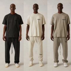 SS22 Essentials S-Shirt (Black Velvety Print)