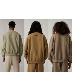 SS22 Essentials Crewneck Sweatshirt (White Velvety Print)