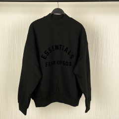 SS23 Black Core Collection Essentials Crewneck Sweatshirt