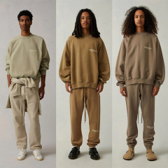 SS22 Essentials Crewneck Sweatshirt (White Velvety Print)