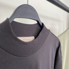 SS22 Essentials LShirt (White Velvety Print L-Shirt)