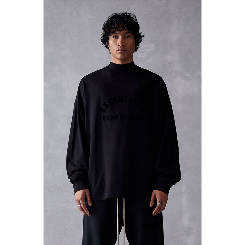 SS23 Black Core Collection Essentials LShirt (Front Silicon L-shirt)