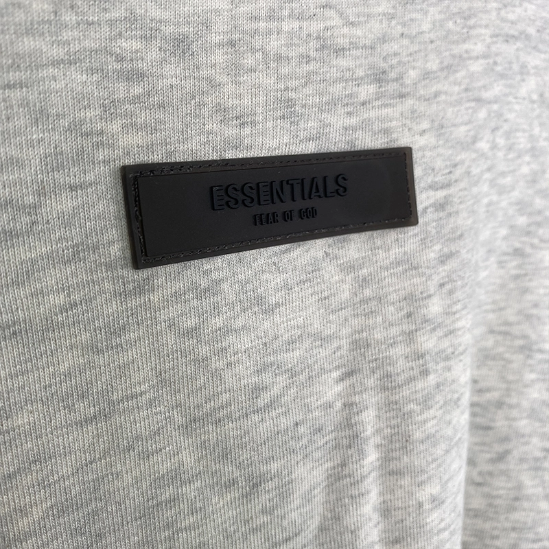 SS22 Essentials LShirt (White Velvety Print L-Shirt)