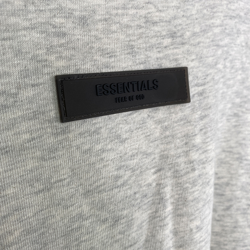 SS22 Essentials LShirt (White Velvety Print L-Shirt)