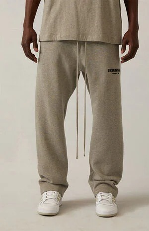 SS22 Essentials Relaxed Sweatpants (Black Velvety Print)