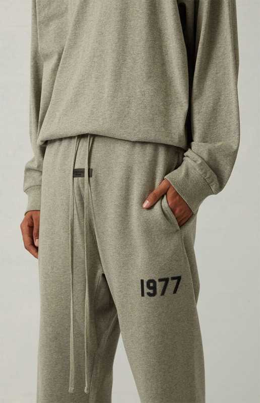 SS22 1977 Essentials Relaxed Sweatpants (Black Velvety Print)