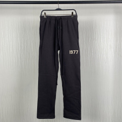 SS22 1977 Essentials Relaxed Sweatpants (Black Velvety Print)