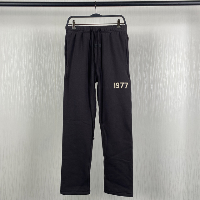 SS22 1977 Essentials Relaxed Sweatpants (Black Velvety Print)