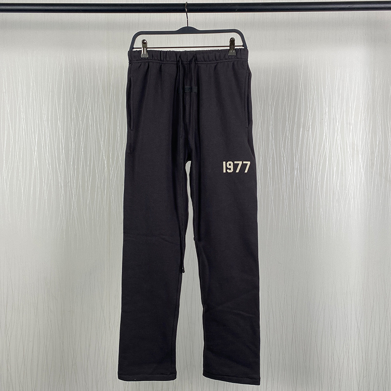 SS22 1977 Essentials Relaxed Sweatpants (Black Velvety Print)