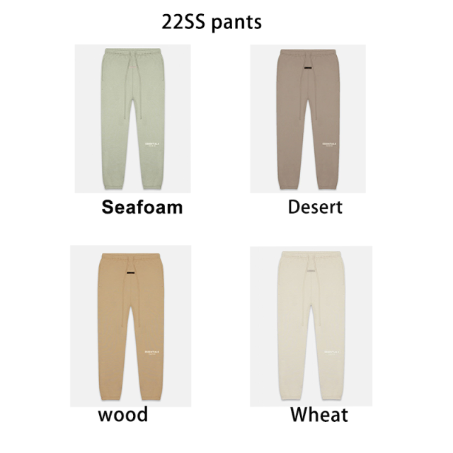 SS22 Essentials Relaxed Sweatpants (Black Velvety Print)