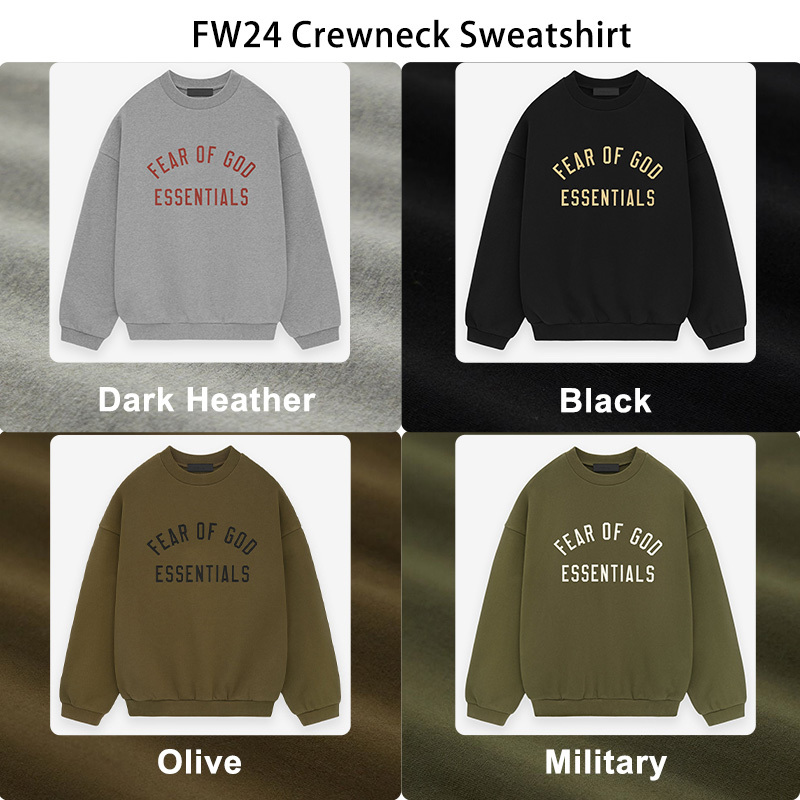 FW24 Essentials Crewneck Sweatshirt (480GSM Fleece)