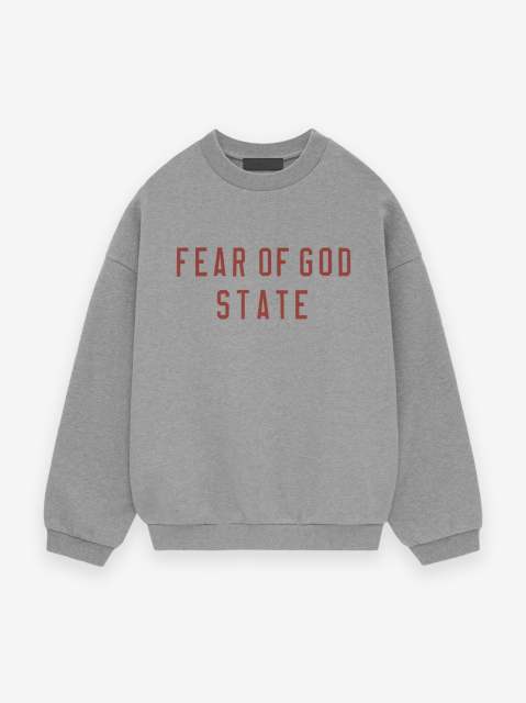 FW24 Essentials State Crewneck Sweatshirt (480GSM Fleece)