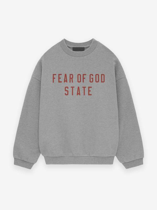 FW24 Essentials State Crewneck Sweatshirt (480GSM Fleece)