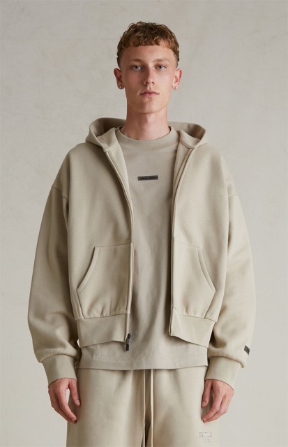 SP25 Essentials Full-Zip Hoodie (Metallic Logo)