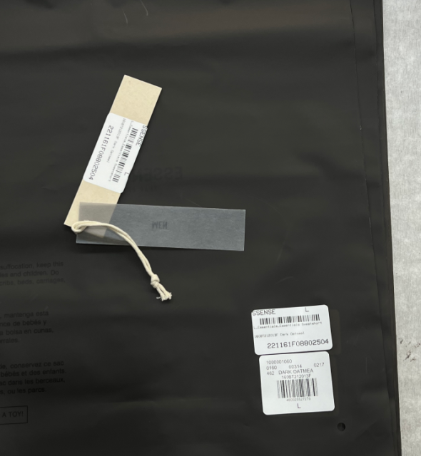 Adding ssense tag on clothes