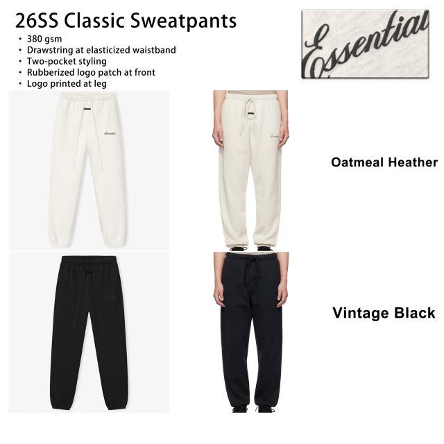 SS26 Essentials Sweatpants