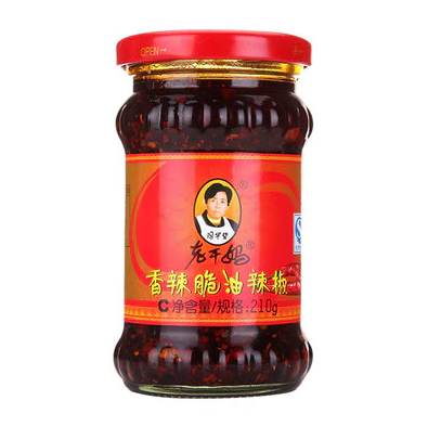 老干妈香辣脆油辣椒210g