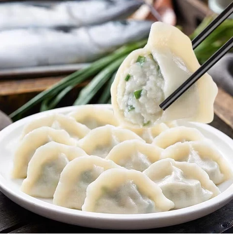 手工鲅鱼水饺600g