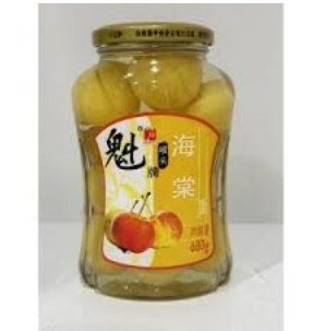 魁牌海棠罐头680ml