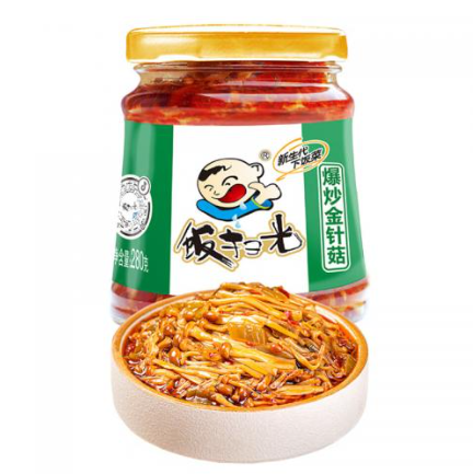 饭扫光爆炒金针菇280g