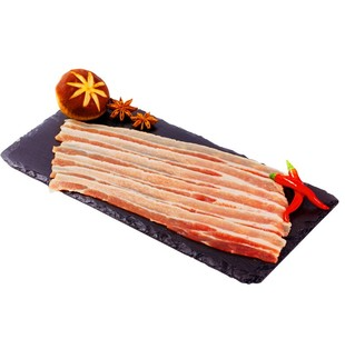 整板去皮五花肉1kg（进口）