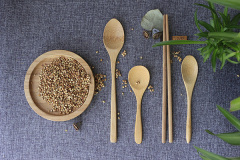 20cm bamboo scoop small spoon for rice serving