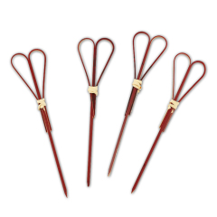 Party Supplies Bamboo Desert Picks Fruit Skewers with Multifunction Use