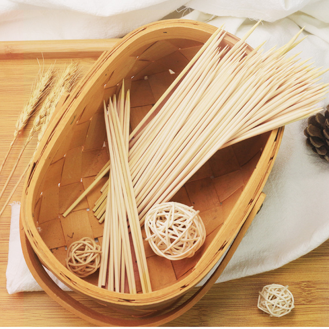 Wholesale Barbecue Grilling Tools BBQ Skewer Outdoor Customized Cheap Bamboo Sticks for Sale factory price