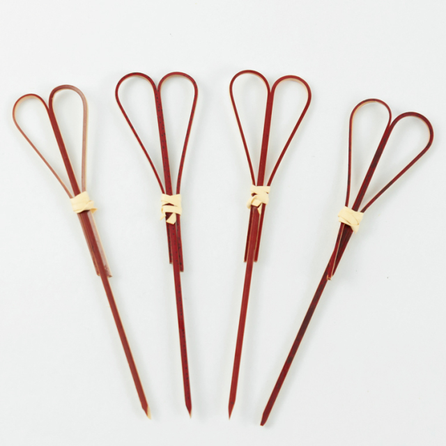 Party Supplies Bamboo Desert Picks Fruit Skewers with Multifunction Use