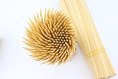 New Bamboo Skewers Sticks 150 pcs For BBQ Kebab Fruit Wooden Sticks
