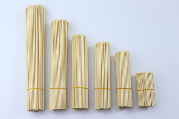 New Bamboo Skewers Sticks 150 pcs For BBQ Kebab Fruit Wooden Sticks