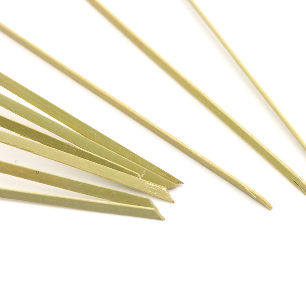Bamboo Knot Picks Loop Skewers Cocktail Fruit Picks