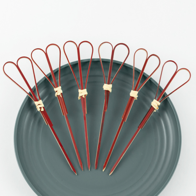 Party Supplies Bamboo Desert Picks Fruit Skewers with Multifunction Use