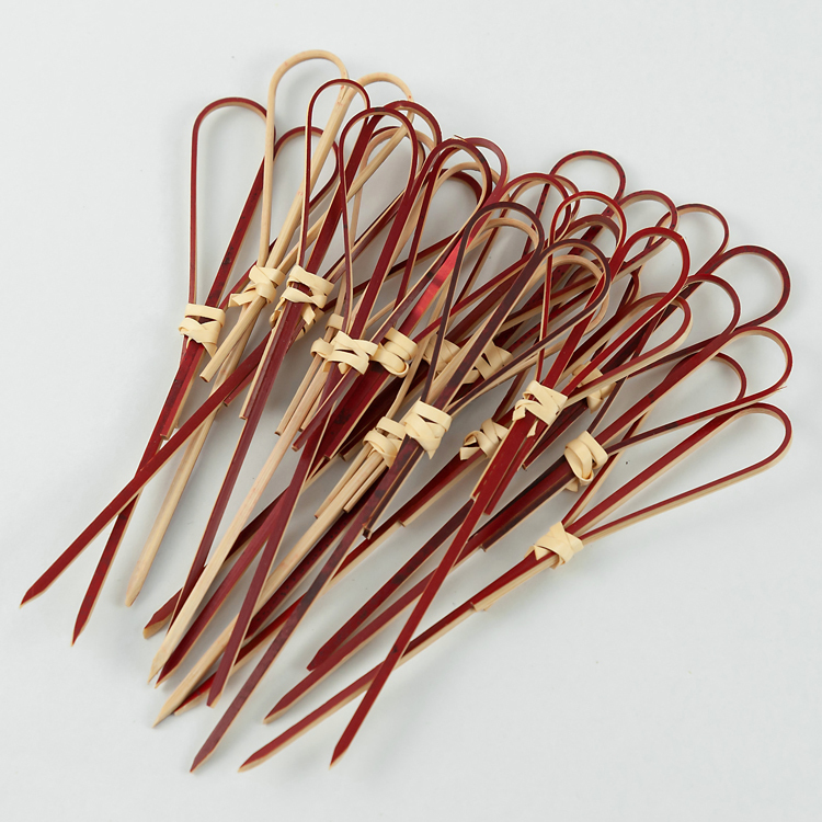 Party Supplies Bamboo Desert Picks Fruit Skewers with Multifunction Use