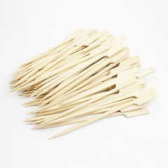 Bamboo Paddle Skewer With Customize ogo