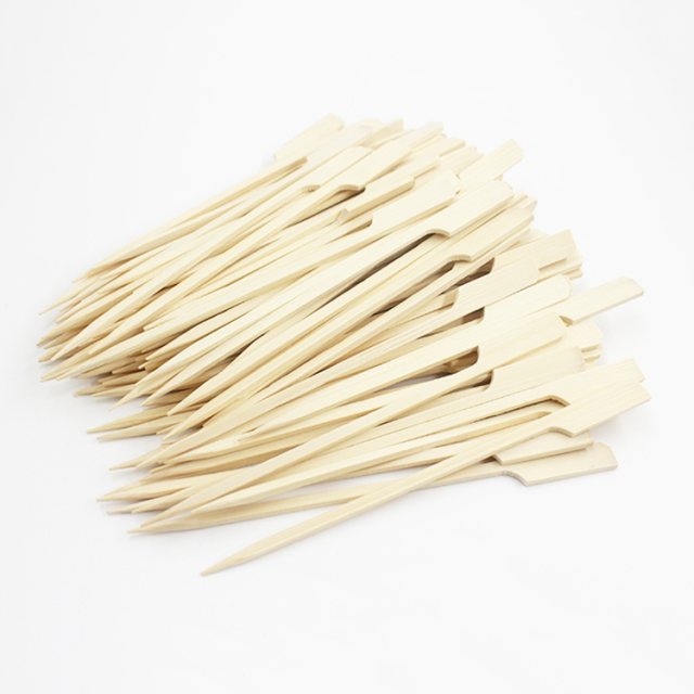 Bamboo Paddle Skewer With Customize ogo