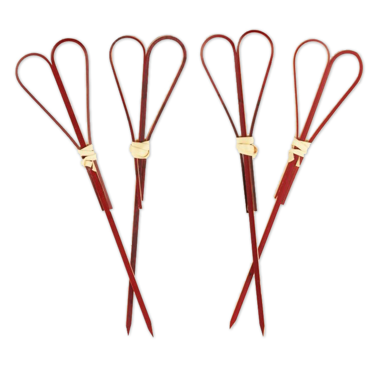 Party Supplies Bamboo Desert Picks Fruit Skewers with Multifunction Use