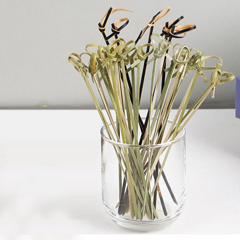 Factory direct sales disposable flower knot string multi-color supply handmade creative design hotel bamboo sticks