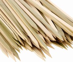 Royal Bamboo Flat Skewers for Grilling, Satay, and Skewered Vegetables